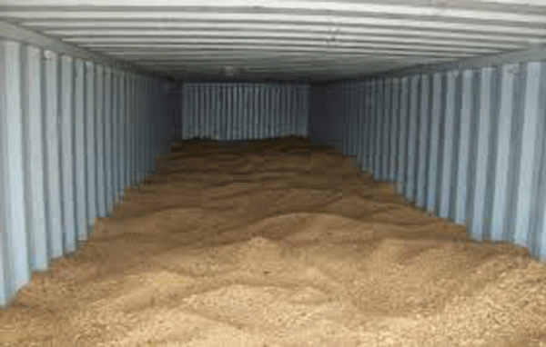 Harina de soja de alta proteína exportada en contenedores a mercados demandantes como el Sudeste Asiatico y Chile