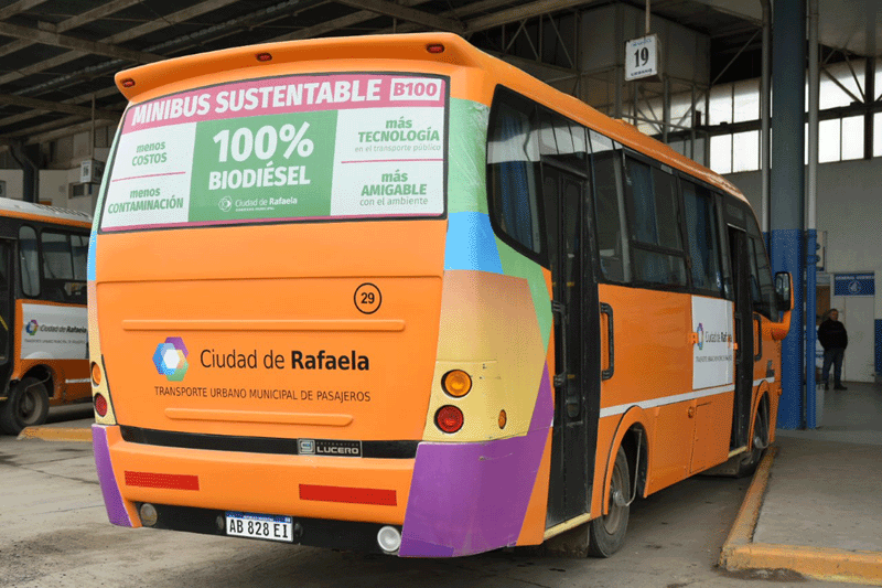 biodiesel biobus b100 rafaela
